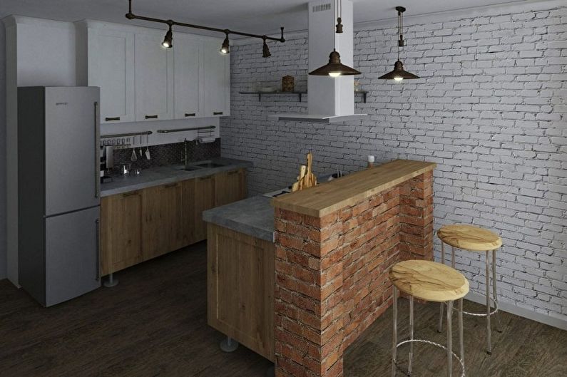 Projektowanie kuchni w stylu Loft - Meble