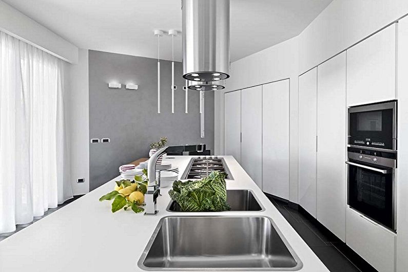 Conception de cuisine de style minimalisme - Meubles