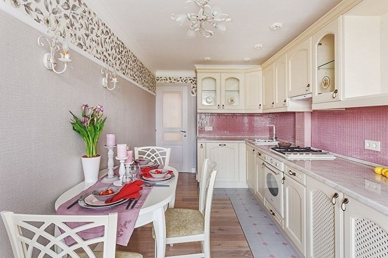 Cucina in stile provenzale rosa - Interior Design