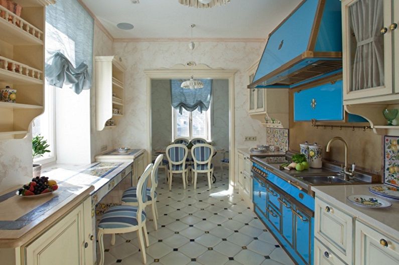 Kitchen Design Provence - Acabado del piso