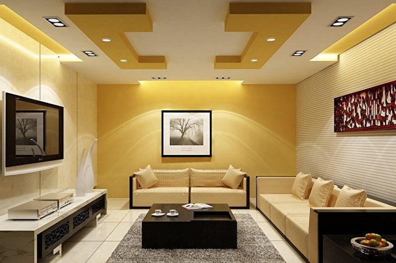 Drywall ceilings (85+ photos)