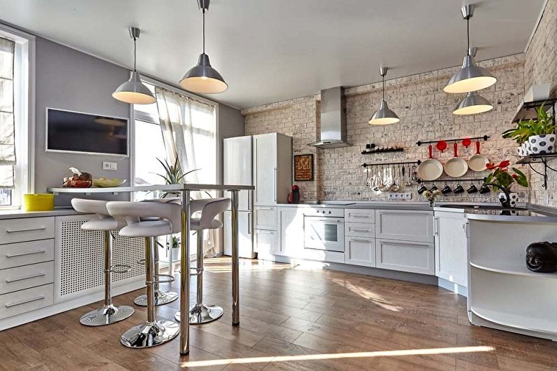 Conception de cuisine dans le style loft (90 photos)